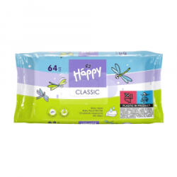 Bella Nedves törlőkendő E-vitaminnal 64 lap/csomag Happy Classic (BB-062-W064-009) (BB-062-W064-009)