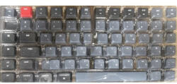  Keychron Low Profile ABS Keycap Full Keycap Set - Black and Grey Version B - HU-ISO (JM-244) - tech-heaven