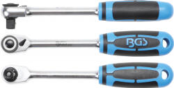 BGS technic Clichet reversibil dantura fina, antrenat prin patrat interior 12, 5 mm (1/2"), BGS 612 (B-612)