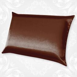 GR80 Csokibarna szatén párnahuzat - minőségi selyem ágynemű