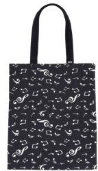 GR80 Hangjegy mintás erős vászontáska, zenés tote bag