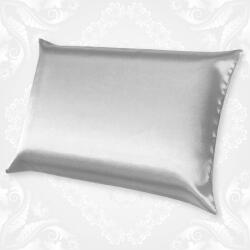 GR80 Ezüst szatén párnahuzat - minőségi selyem ágynemű