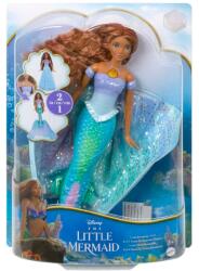 Mattel Papusa mica Sirena Disney Princess Transformarea lui Ariel (HLX13) Figurina