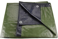 Extol 8878214 takaróponyva, vízálló, de nem UV álló; 200g/nm, 8×12m névleges méret, valós méret: 7, 75×11, 80m, PE, lefűző lyukakkal