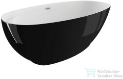 M-Acryl Zen 165x75 cm fényes fekete/fehér (12498)