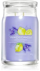 Yankee Candle Lemon Lavender ароматна свещ Signature 567 гр