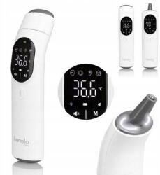 Lionelo Termometru Lionelo FeverScan Cu Infrarosu Fara Contact Rezultat Ultrarapid Potrivit Si Pentru Alimente 4 Moduri De Functionare Indicator LED Alarma Sonora Husa Alb (LOC-FEVERSCAN)