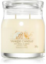 Yankee Candle Soft Wool & Amber ароматна свещ 368 гр
