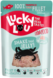 Lucky Lou 12x70g Lucky Lou Extra Food Tonhalfilé aszpikban nedves macskatáp
