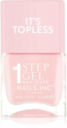 Nails Inc. Nails Inc. It’s Topless géles körömlakk a hosszan tartó hatásért árnyalat Dakota 14 ml