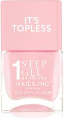 Nails Inc. Nails Inc. It’s Topless géles körömlakk a hosszan tartó hatásért árnyalat Sabrina 14 ml