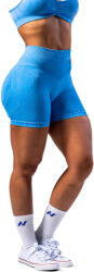 Nebbia TOTALLY SEAMLESS High Waisted Push-Up Shorts 304 blue Női rövidnadrág XS
