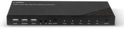 LINDY 4 Port HDMI 4K60 USB 2.0 and Audio KVM Switch (32810)