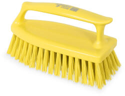 IGEAX élelmiszeripari tisztítókefe, függőleges markolattal, Sárga, 0, 75mm kemény sörtével (1090YT)
