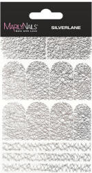 Marilynails MN Vizes körömmatrica - Silverlane