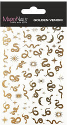 Marilynails MN Vizes körömmatrica - Golden Venom