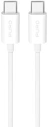 PURO TPE 25W USB-C - USB-C 3m Cable - White (PUCCC25W3MTWHI) - vexio
