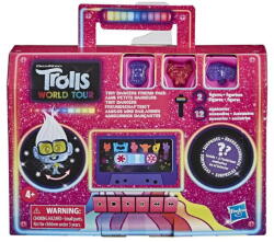 Trolls Set 2 figurine Trolls Tiny Dancers, cu 12 accesorii, 4 ani+, Multicolor, 3 cm Figurina