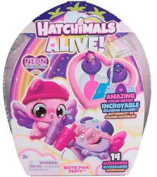 Spin Master Set figurine Hatchimals Alive Curcubeu, Spin Master, Bestie Pool Party (681147063952) - vexio Figurina