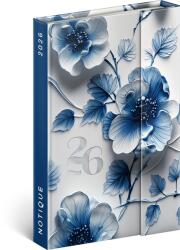REALSYSTEM 2026 Porcelain Flower 5412 B6 mágneses zsebnaptár (5412-PO) - officedepot