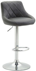 Lazio Bárszék - Állítható Magasságú - Szürke Műbőr