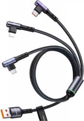 USAMS USB 2.0 A-C + Lightning + cablu microUSB 1.2m (SJ561USB01) (SJ561USB01)