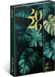 REALSYSTEM 2026 Monstera 5412 B6 mágneses zsebnaptár (5412-MO) - officedepot