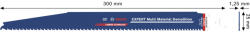 Bosch 2608902344 Szablyafűrészlap S1269XHM Multi material Demolition (2608902344)