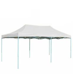 Flippy Pavilon sátor 3x6m fehér összecsukható fémkeret udvarra, kertre, rendezvényekre