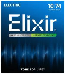 ELIXIR - OPTIWEB Coating Light 10-74 8-húros elektromos gitárhúr