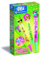 Clementoni Clementoni: Idea! set pentru realizat pixuri, mic - Tropical (18830)