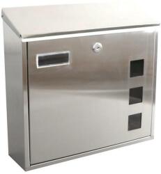 4home Cutie poștală 350 x 330 x 110 mm, inox, inox lucios