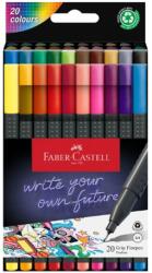 Faber-Castell Faber-Castell: Grip színes 20db-os tűfilc készlet 0, 4mm (151620) - innotechshop