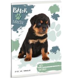 Ars Una Ars Una: Bátor Mancsok - Rottweiler vonalas füzet A/5 21-32 (53624994)