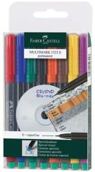 Faber-Castell Faber-Castell: Multimark S Alkoholos Filctoll Készlet 8 szín 0, 4 mm (152309) - innotechshop