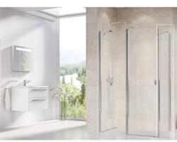 RAVAK Chrome CPS-80 fix oldalfal krómhatású, transparent (RAV-9QV40C00Z1)