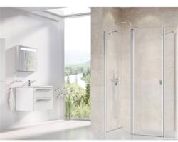 RAVAK Chrome CPS-100 fix oldalfal szatén, transparent (RAV-9QVA0U00Z1)