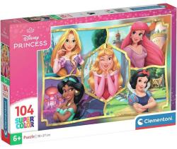 Clementoni Disney Hercegnők 104db-os supercolor puzzle - Clementoni (25057) - innotechshop