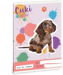 Ars Una Ars Una: Cuki Állatok - Harlekin tacskó A/5 1. osztályos vonalas füzet 14-32 (53584960) - innotechshop