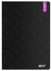 ICO ICO: Student Prémium Black Füzet A/4 vonalas 40 Lapos (7500160000-576471)