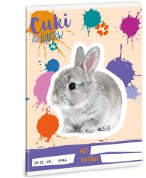 Ars Una Ars Una: Cuki Állatok - Nyuszi sima füzet A/5 20-32 (53614971)