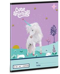 Ars Una Ars Una: Cute Animals - Unicorn A/5 1. osztályos vonalas füzet 14-32 (53584489)