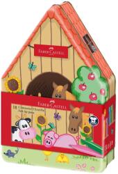 Faber-Castell Faber Castell: Connector filctoll készlet 18db-os Farm mintás fém dobozban (155539) - innotechshop