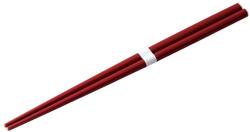 Made in Japan Bețișoare 22, 5 cm, întuneric roșu / alb, bambus, MIJ (MIJL0305) Tacam