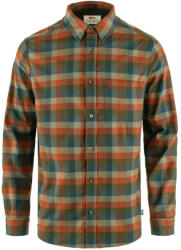 Fjällräven Lappland Stretch Flannel Shirt M férfi ing XXL / zöld/barna