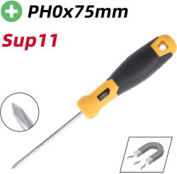 Deli Philips csavarhúzó PH0x75mm DL633075