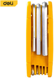 Deli Összecsukható lapos végű imbuszkulcs készlet 1.5-8mm DL230308