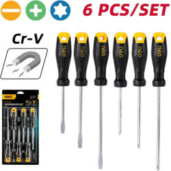 Deli Csavarhúzókészlet 6 db-os DL620006