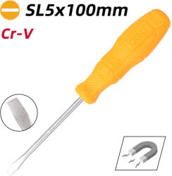 Deli Lapos csavarhúzó 5x100mm DL6251001