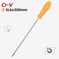 Deli Lapos csavarhúzó 6x300mm DL6263001